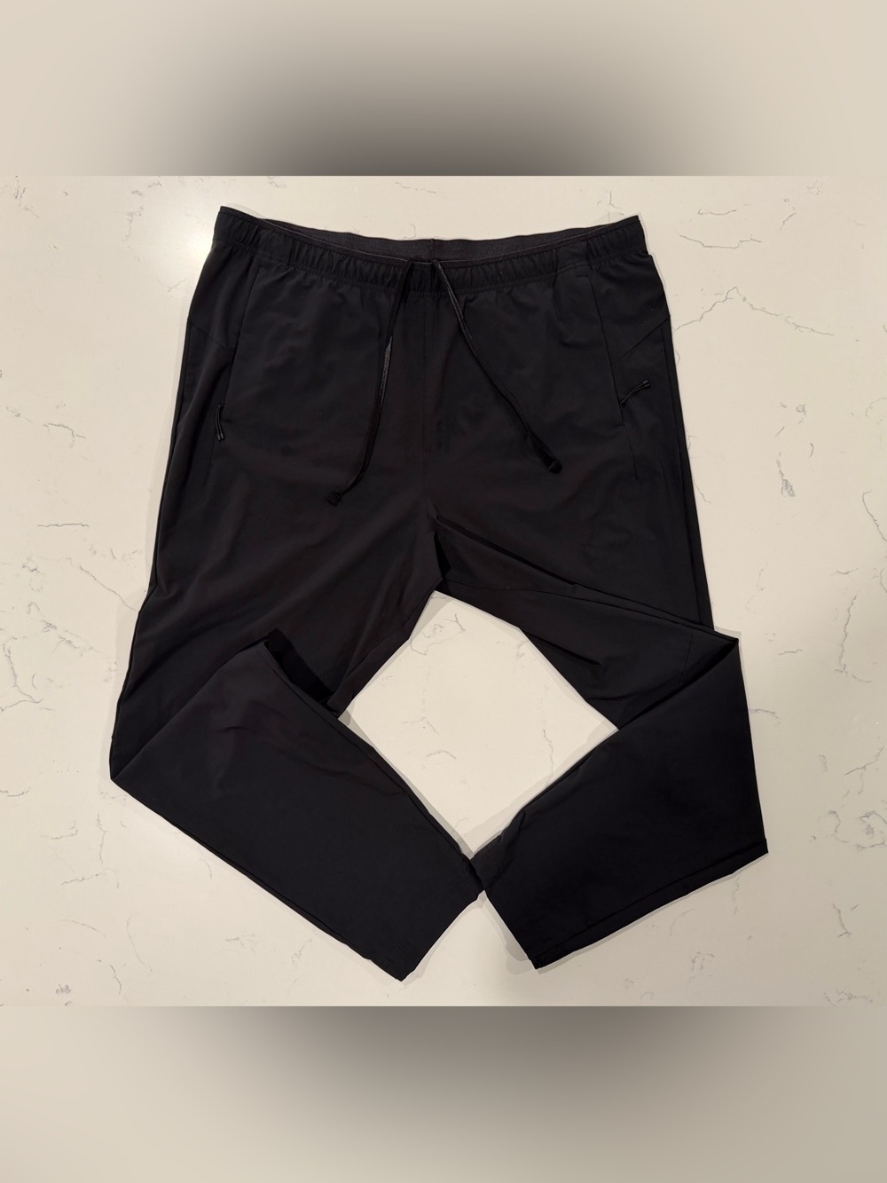 REI Co-op Black Hiking Travel Pants Mens Large Lightweight Nylon Stretch Outdoor